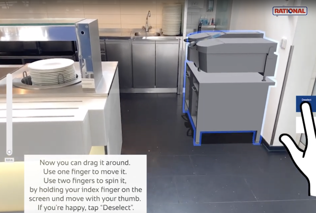 AR-Vertriebsapp der RATIONAL AG